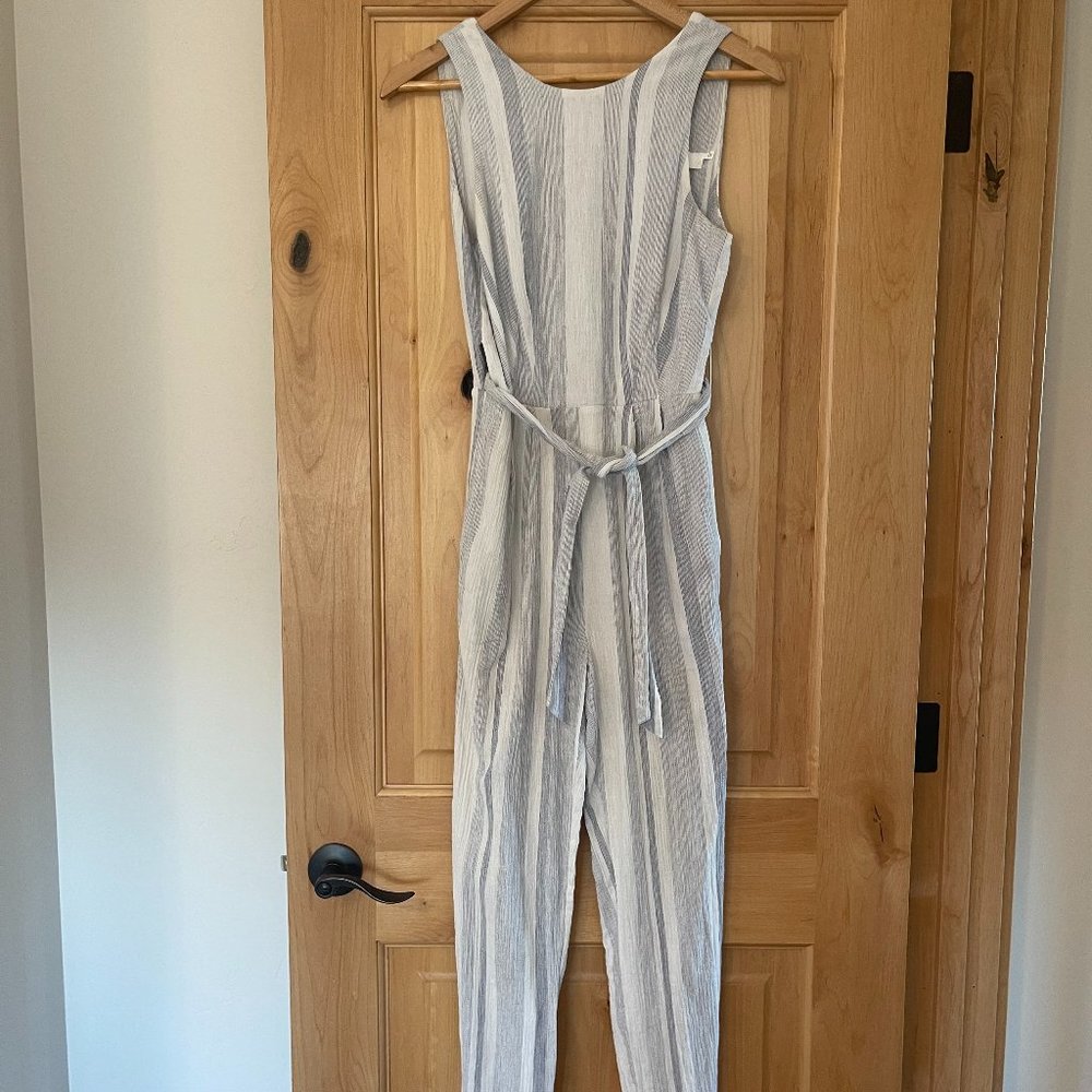 ASTR The Label Linen + Cotton Jumpsuit